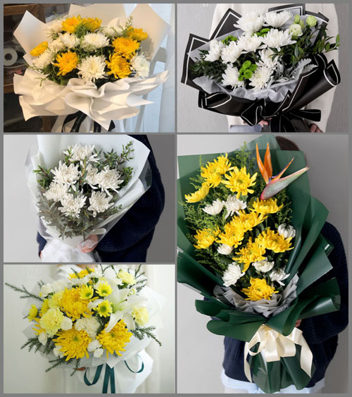 山东青岛平度市东阁街道四十里堡村白事花束代送